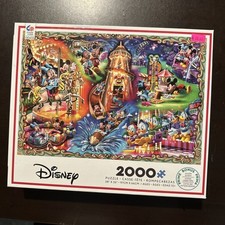 Disney Mickey Mouse  Friends Amusement Park 2000 Piece Puzzle Ceaco New