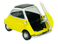 Welly Old Timer Bmw Isetta Gelb 1:34 Die Cast Metal Model Neu Im Kasten