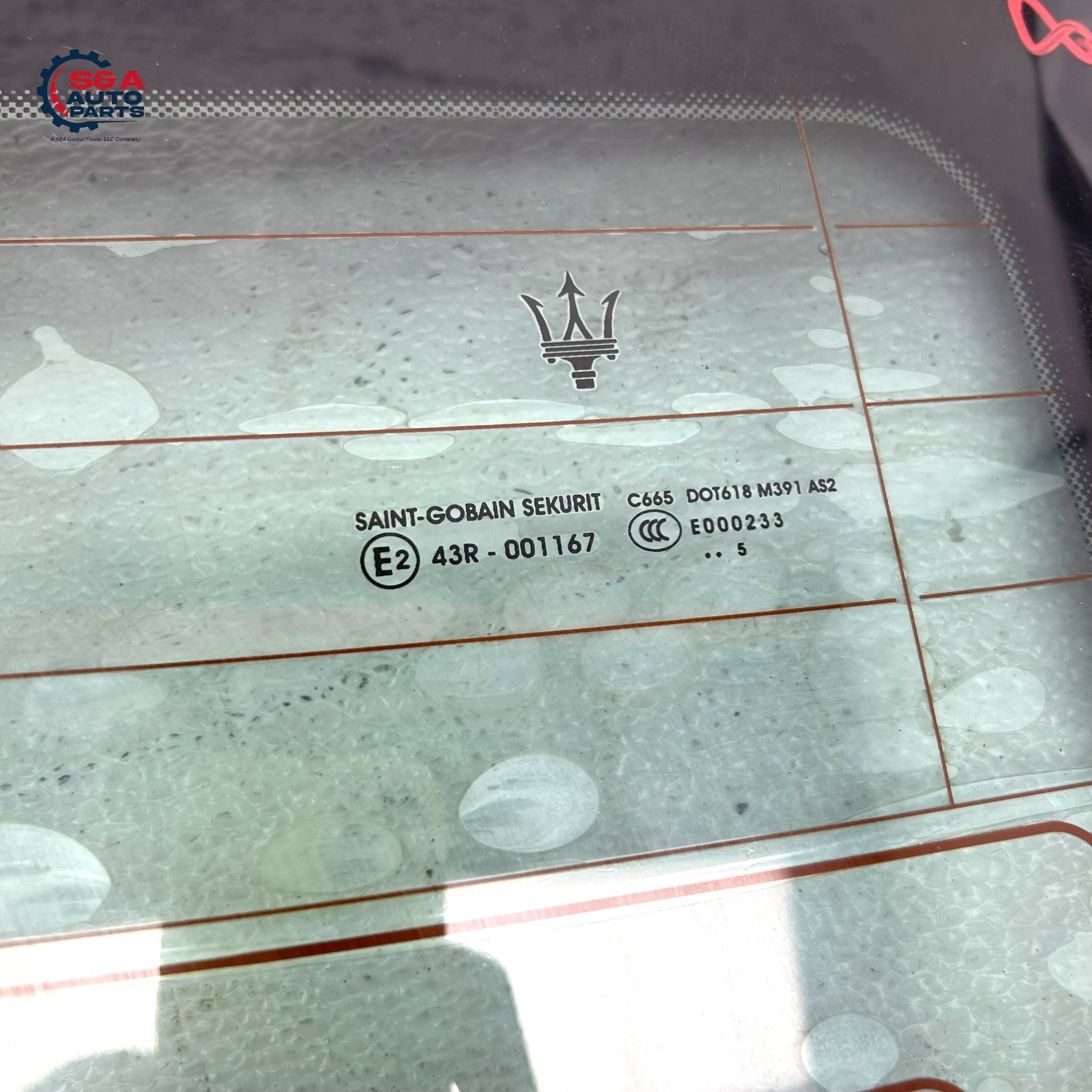 MASERATI GHIBLI 2014-2020 REAR BACK WINDSCREEN WINDSHIELD WINDOW GLASS OEM