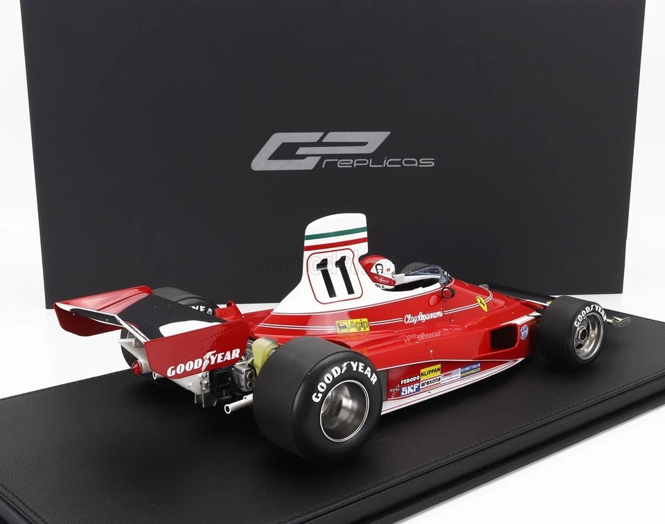 MODELLINO AUTO STATICO GP REPLICAS FERRARI F1 312T MONZA GP 1975 REGAZZONI 1/12 - Immagine 2 di 4