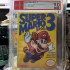 Super Mario Bros 3 NES CIB Graded WATA PSA 9.0