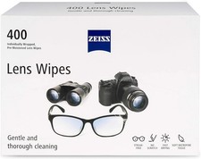 Zeiss Pre-Moistened Lens Cleaning Wipes, 400 count distressed box 