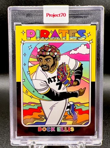 2021 Topps Project 70 - Dock Ellis (LSD NO-HITTER) Chinatown Market 😵‍💫🫠⚾️