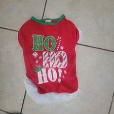 Simply Dog Ho Ho Ho Christmas Outfit Large
