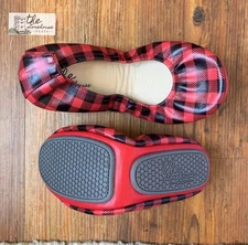storehouse flats Women’s Size 10 Buffalo Red And Black Checker Brand New