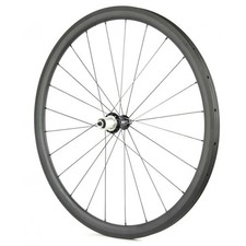  Ruota tubolare clincher bici da strada 700C full carbon con mozzi freno cerchio powerway 