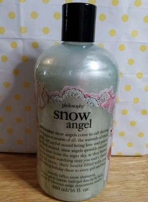 Philosophy Snow Angel Shampoo Shower Gel Bubble Bath 16 oz New