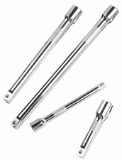 Resze 4 Pcs 1/4" Socket Extension Set, Drive Impact Extension Bar Set, Ratchet E