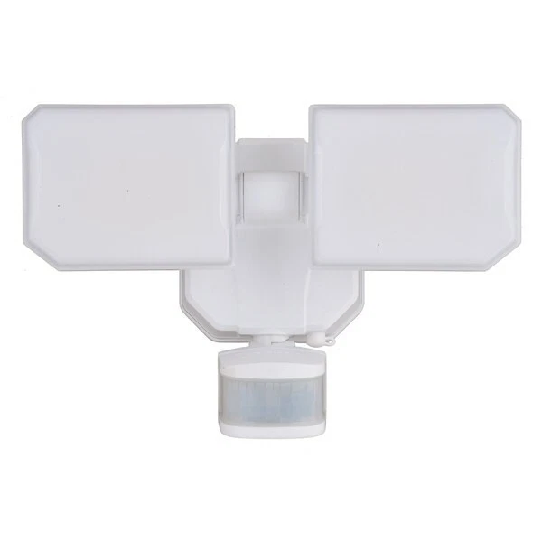 Dualux Vaxcel Lighting T0722 Outdoor Security Double Light 10-1/4"W LED - White - Image 2 of 4