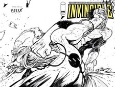 INVINCIBLE #1 REPRINT -DANIEL WARREN JOHNSON FELIX ART FOIL PRESALE