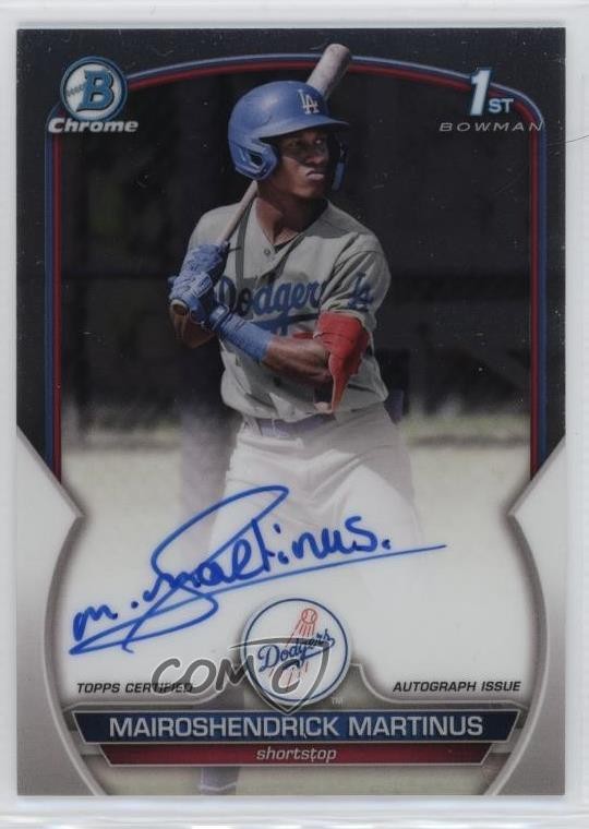 2023 Bowman Chrome Prospect Auto Mairoshendrick Martinus #CPA-MMA Auto 1f74