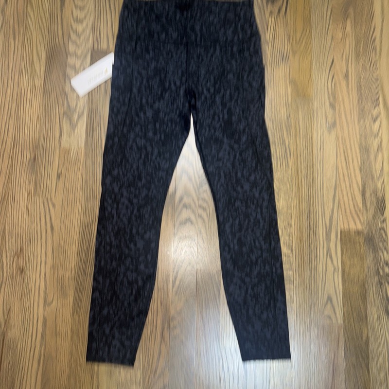PHISOCKAT Women's Leggings Medium Yoga Pants w/Pockets High Waist Black & Gray