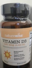 NatureWise - Vitamin D3 125 mcg 5,000 IU Softgels Immune Bone Support