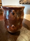 Bruno Kark  Temoku Japanese Style Organic Jar Bay Area Studio Pottery Signed — photo 7