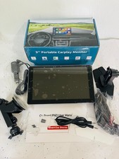 9 Inch Portable CarPlay Android Auto GPS Navigation System Touchscreen W/64G