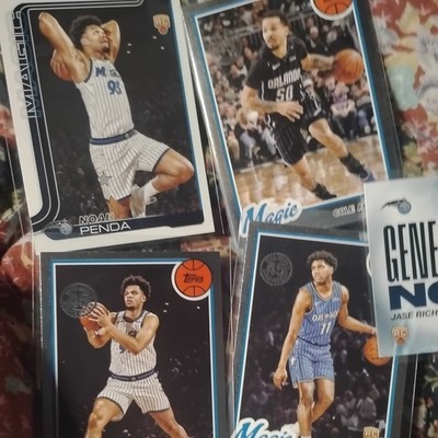 2025 Topps Team Magic 5 Card Rookie Lot of Basketball Trading Cards