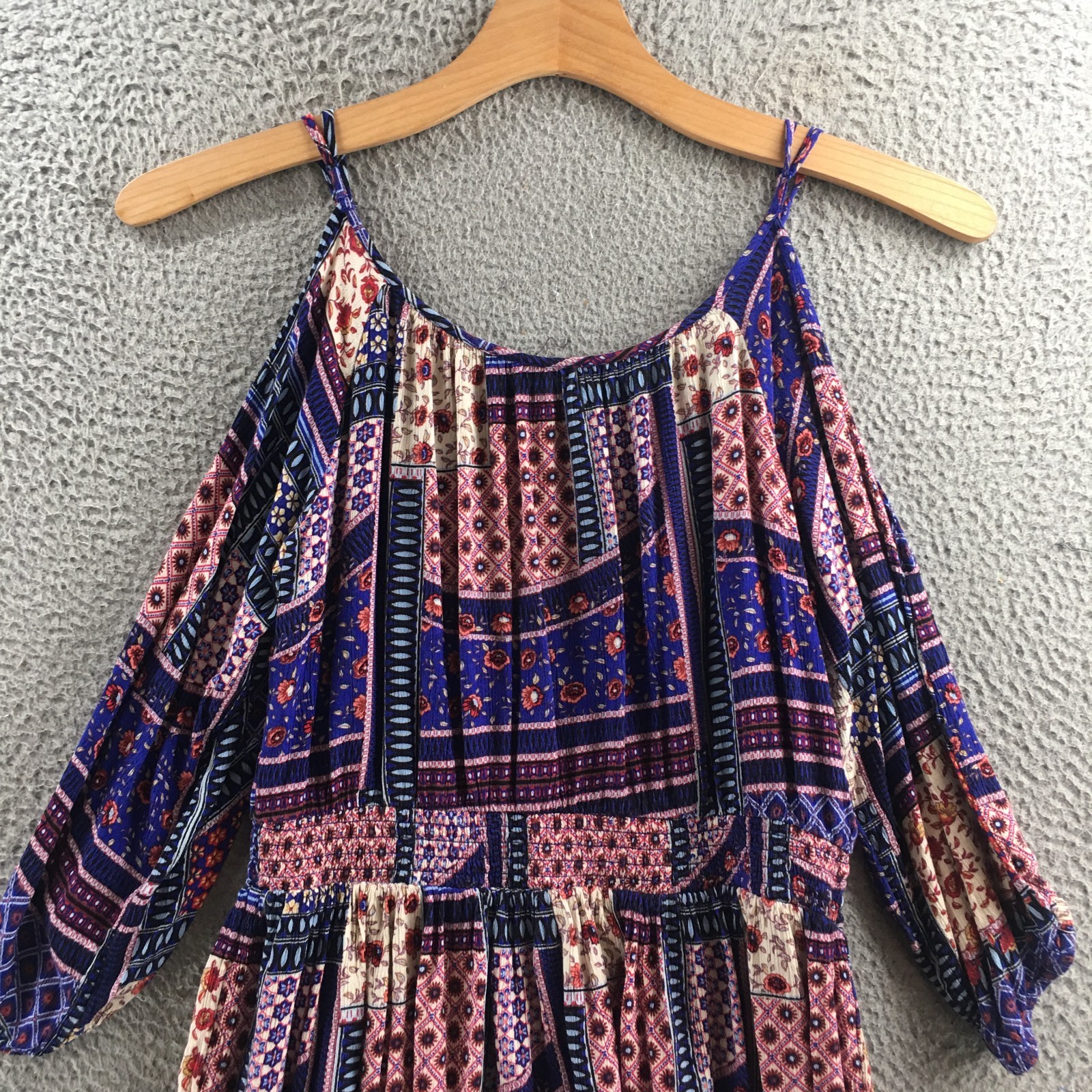 American Eagle Outfitters Patchwork Cold Shoulder… - image 8