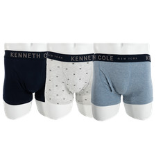 3-Pack: Kenneth Cole New York Cotton Stretch Trunk