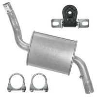 Mitelltopf Auspuff MittelschalldäMpfer Montagesatz Volkswagen Vento 1.8 1.9D