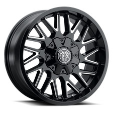 Thret Offroad Wheels 803 Revolver 20x10 -21 Black Milled 6x135 6x139.7 Qty 1