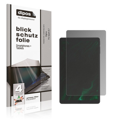 Blickschutzfolie für Digma Pro Spark 8.7 matt Schutzfolie Folie Display Schutz