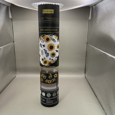 Redesign with Prima Decor Transfer  Sunflower Fields  Rub On Craft Furniture