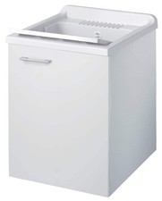 Lavatoio Sospeso Negrari Cielo 6006SOS Bianco Opaco 45x50 H63,5 cm Anta Battente