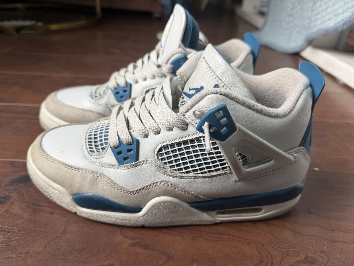 Size 7 - Air Jordan 4 Retro 2024 Military Blue | eBay