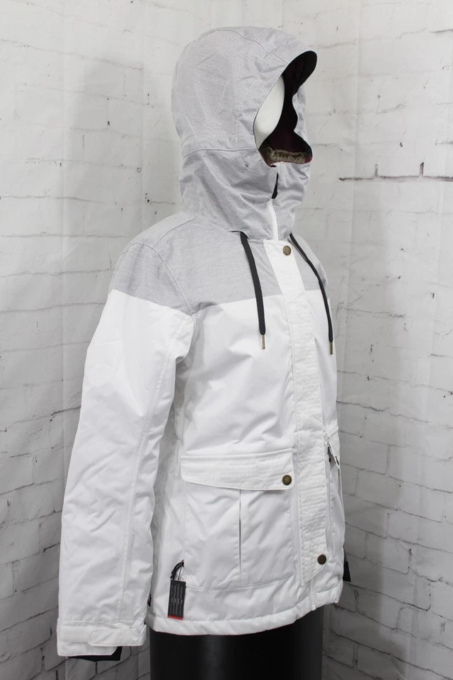 686 Treasure Insulated Snow Jacket, Women's Large, White Engineered New - Image 4 of 4