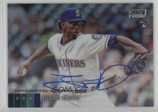 2020 Topps Stadium Club Chrome Chrome Auto Justin Dunn #CAJU Auto sh7