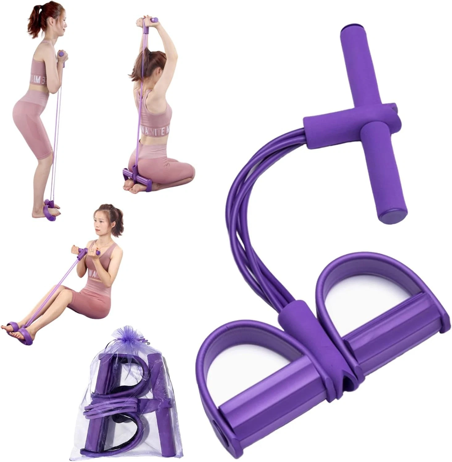 Resistance Bands with Handles Ankle Straps Home Gym Workout