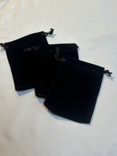 Velvet Cloth Jewelry Drawstring Pouches New 5 Per Order