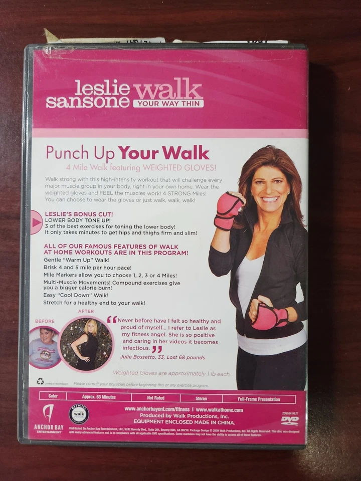 Leslie Sansone Walk Your Way Thin Punch Up Your Walk Exercise DVD - Image 2 of 4