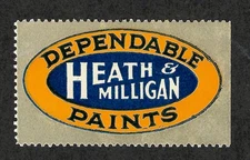 Health and Milligan Dependable Paints Poster Stamp