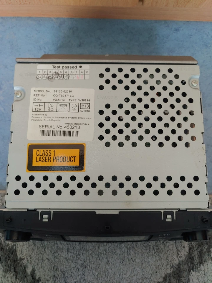 Radio/ CD/ Bordcomputer, 86120-02380/ 8612002380, Toyota - Bild 2 von 4