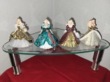 Lot of 4 Hallmark Keepsake Collectors Series Ornament Barbies. Check Description