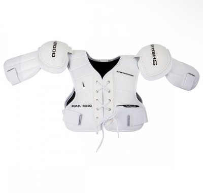Sher-Wood 5030 HOF Hall of Fame Hockey Shoulder Pads Senior Small New with tags
