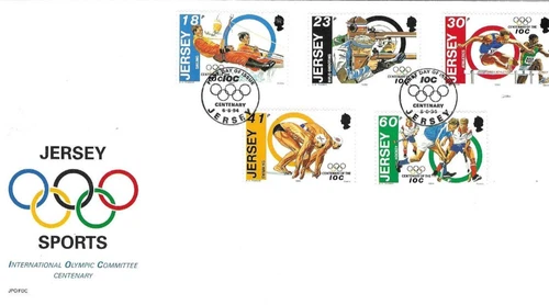 Jersey Comm/FDC - Jersey Sports  - 1994 (JES309)