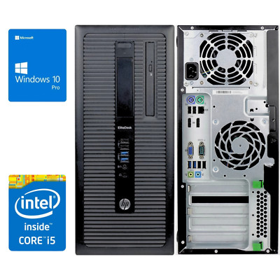 HP EliteDesk 800 G1 Tower i5-4570 3.2GHz DVD 8/16GB - 0/240/480/960GB Windows 10