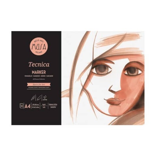 Blocco Marker TECNICA CWR 50 ff - 75 gr formato A4 MU135294