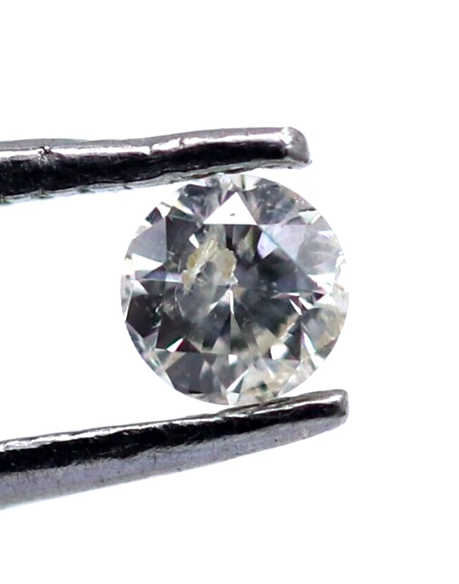 Natural Loose Diamond 0.052 Ct I Color SI3 Round Brilliant Cut Certified - Image 2 of 4
