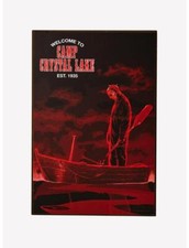 Friday The 13th Camp Crystal Lake Wood Wall Art