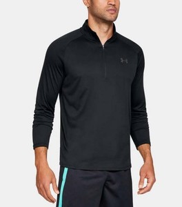 Under Armour Men's UA Tech 1/2 Zip Long Sleeve Shirt 1328495 Black 4XL $40 | eBay