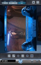Topps Star Wars Card Trader 2024 Legacy Anakin Skywalker Blue - Vs Count Dooku