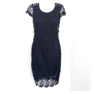 HARPER Dress Navy blue backless lace semi formal Open Back Lace Wedding Guest S | eBay HARPER Dress Navy blue backless lace semi formal Open Back Lace Wedding Guest S | eBay