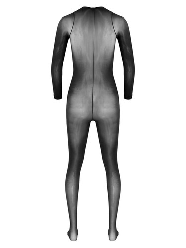 Hombre Adulto Disfraz Sin Capucha Spandex Elastizado Zentai Unitard Body Ropa Interior - Imagen 37 de 87