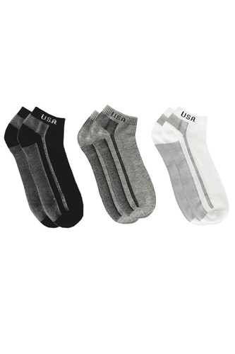 Knockers Herren 3er Pack tief geschnittene Elasthan Socken - Bild 2 von 11