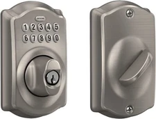 Schlage BE365 V CAM 619 Camelot Keypad Deadbolt Electronic Keyless Entry Lock