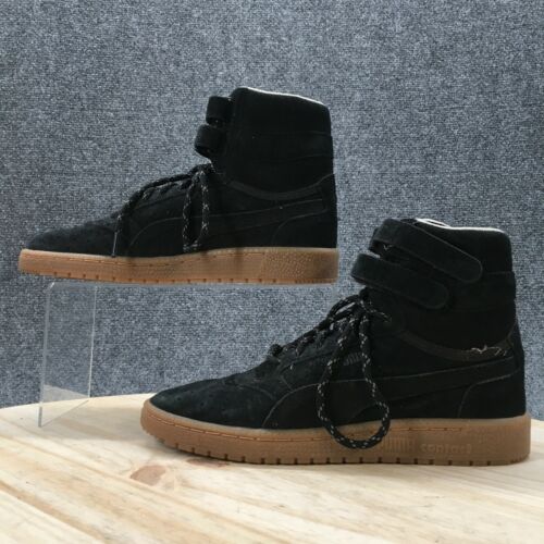 Puma Shoes Mens 6 Sky Ii Hi Winterized Hi Top Basketball Sneakers 36161502 Black - Picture 1 of 10