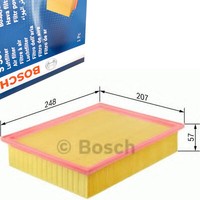 Bosch 1457433549 Luftfilter FüR Land Rover Defender Discovery Freelander Range